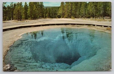 Postcard Yellowstone Natl Park, Wyoming, 1966 Morning Glory Pool A13017