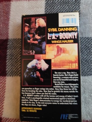 L.A. Bounty (VHS, 1989) Sybil Danning - Wings Hauser 80s Action