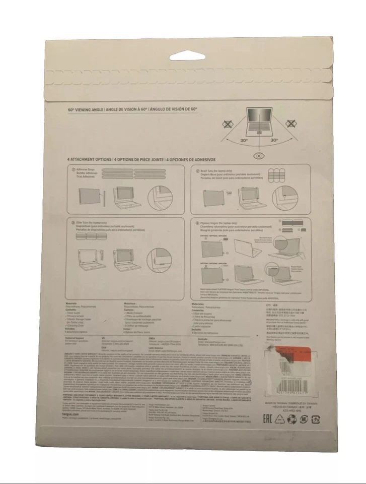 Targus 4Vu Privacy Screen Filter for 14-Inch/35.56cm Widescreen Laptop Computer - Image 4 of 4