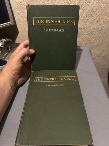 Cover of The Inner Life: Theosophical Talks at Adyar (2 Hardcover) 1917 1911 Leadbeater