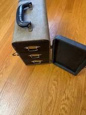 Vintage Barnett  Jaffe Baja 35mm Slide Case 3 Drawer USA 1950s