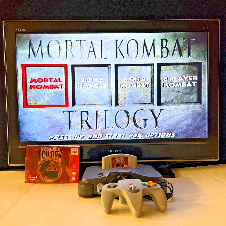 Mortal Kombat Trilogy (Nintendo 64 N64) Game Box Manual Liner Vintage 1996 VGC - Image 4 of 4