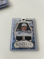 Leo Carlsson 2023 UD Artifacts ROOKIE Dual Jersey/Auto GOLD 6/35