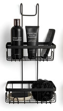 Over Door Shower Caddy & Bathroom Storage Rack Hanging Organiser Shower Screen