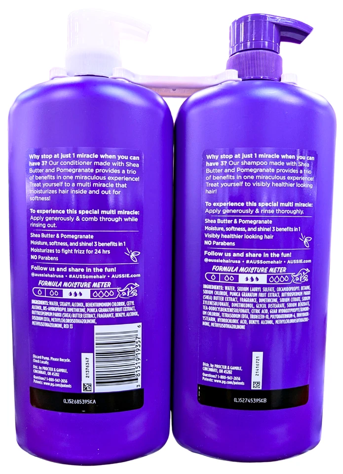 Champú y acondicionador Aussie Multi Miracle 2 paquetes x 39,9 fl oz EXP 07/2027 Foto 4 de 4