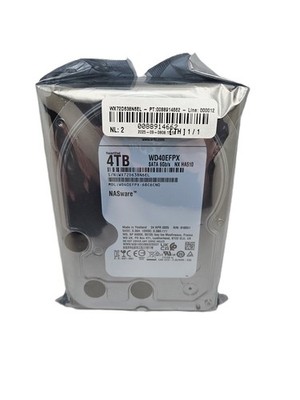 WD 4TB 3.5'' SATA NAS DRIVE 5400RPM 256MB  WD40EFPX (RECERTIFIED) *SEALED* (READ)