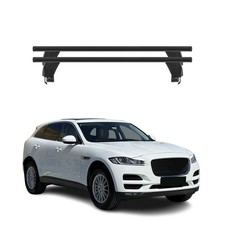 Menabo Dachtr&auml;ger Grundt&auml;ger f&uuml;r Jaguar F-Pace 2016-2025 50kg Alu Schwarz 2 tlg
