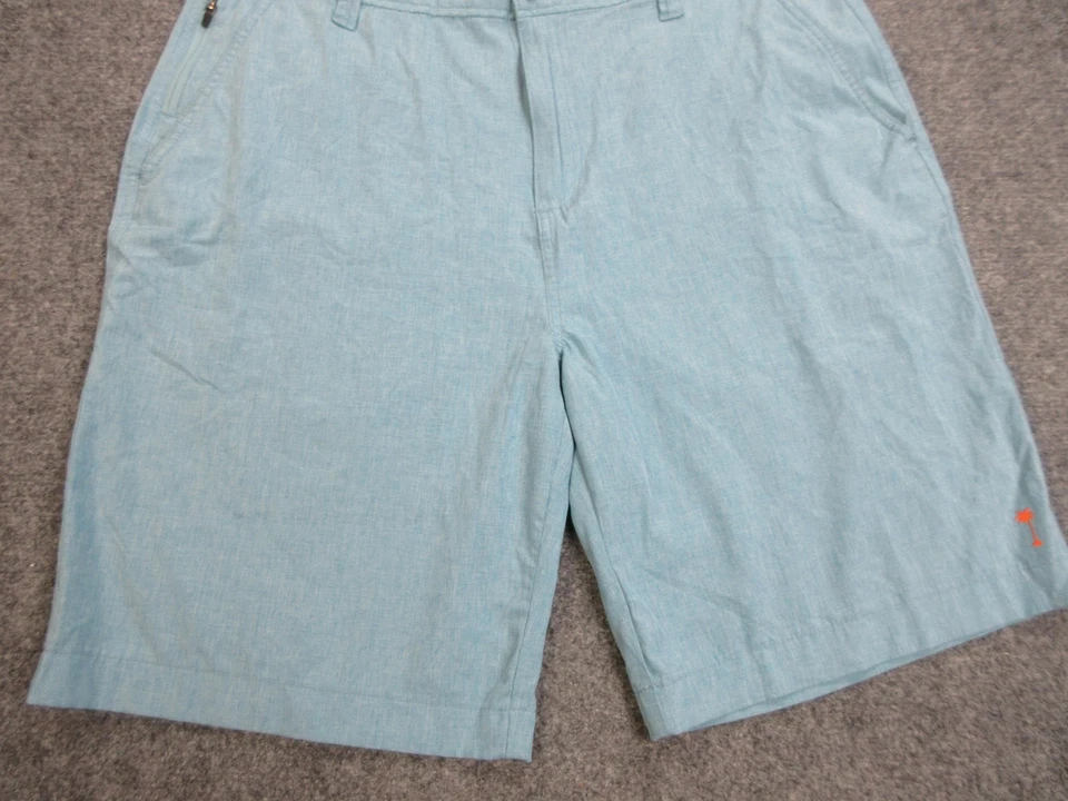 Pantalones Cortos Margaritaville Para Hombre 36 Ligeros Poliéster Spandex Cremallera Bolsillo Palmera Foto 2 de 4