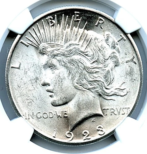 1923-S Peace Dollar, NGC MS64