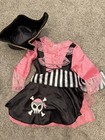 Disney Parks Pink Pirate Costume Girls Small S Hat Dress Halloween