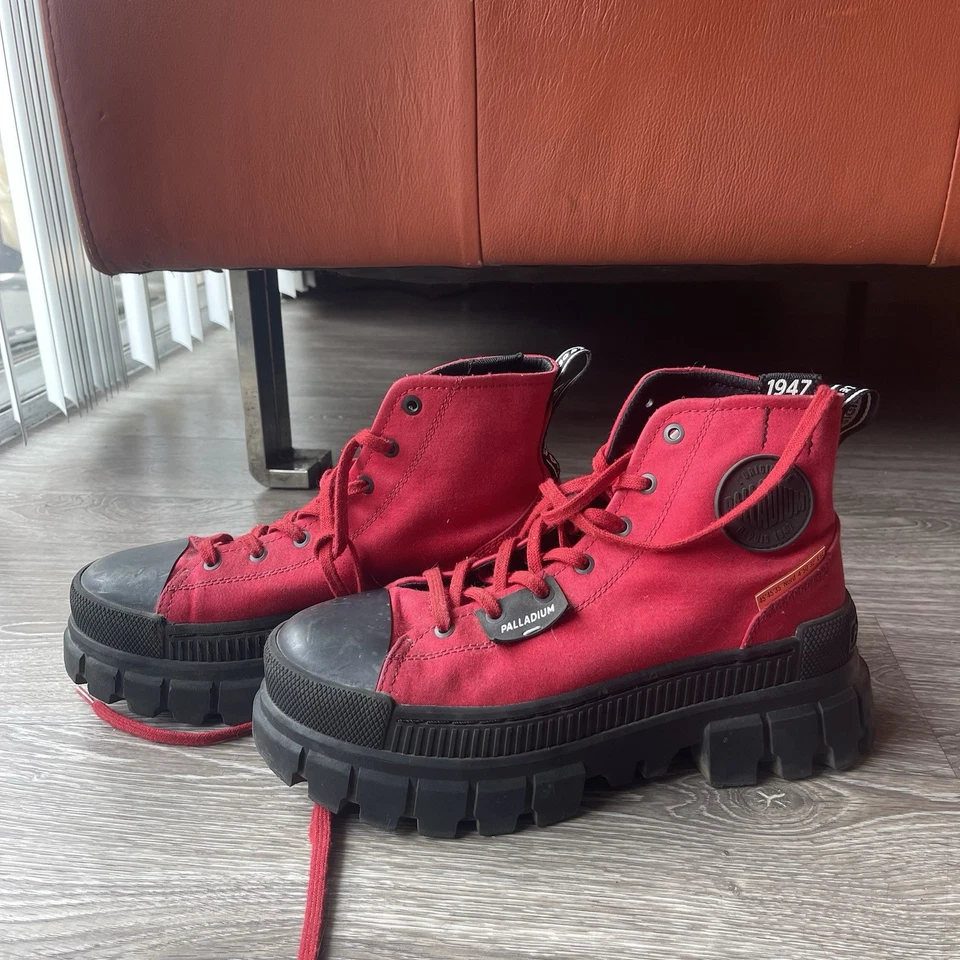 Paládio vermelho e preto tamanho 7 - Imagem 3 de 4