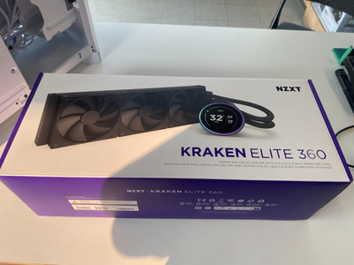 NZXT Kraken Elite 360 2024 - AIO CPU Liquid Cooler - 360mm Radiator - Black