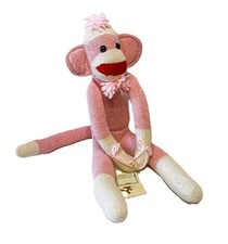 Ozark Mountain Kid's 20" Pink Old Fashion Original Sock Monkey