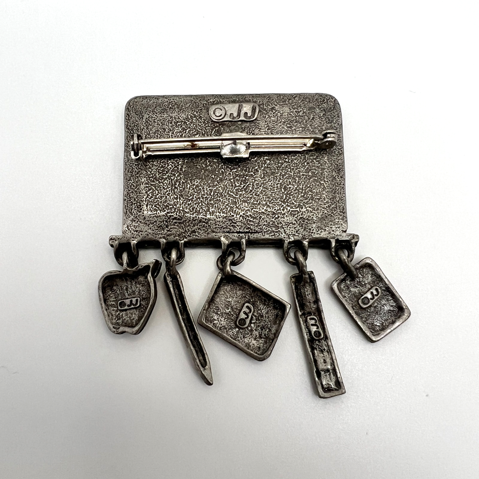 Math Matics Text JJ Jonette Schoolroom Chalkboard Math Charms Brooch Novelty Teacher ...