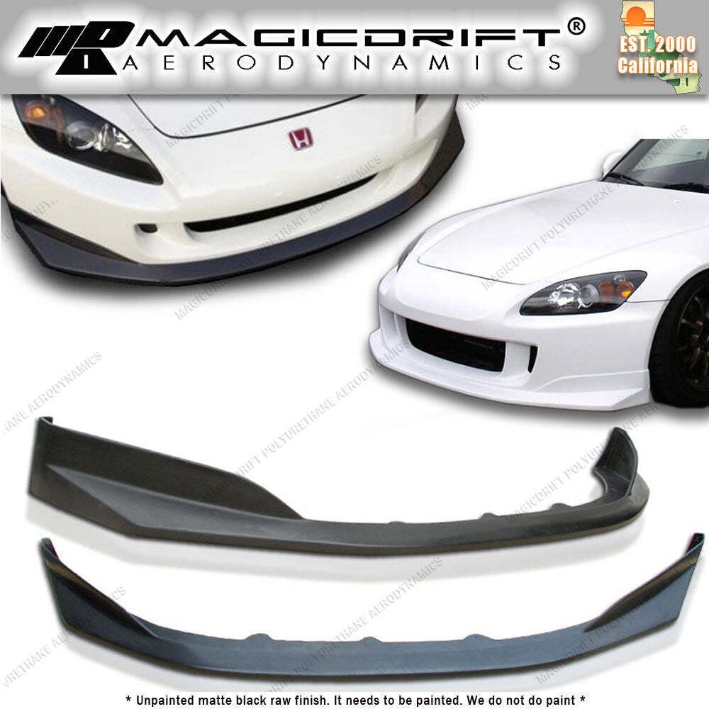 For 04-09 Honda S2000 S2K Front Bumper Chin Spoiler PU Lip AMS