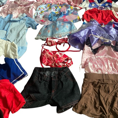 Build a Bear BABW Girl Clothing Lot 30 Skirts Swimsuit Shorts Blankets Dresses - Picture 7 of 10