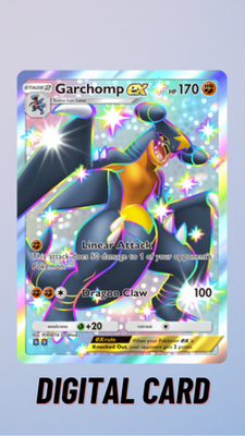 Garchomp EX Shiny Secluded Springs Pokemon TCG Pocket 2 Star  (English)