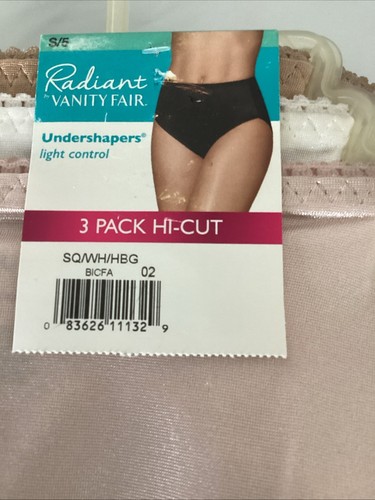 VANITY FAIR 3-Pack Hi-Cut Comfort Stretch Panties Sz. S/5* - Picture 4 of 5