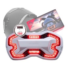 Brake Free Helmet Light - Smart Wireless Motorcycle Lights- Weatherproof LED ...