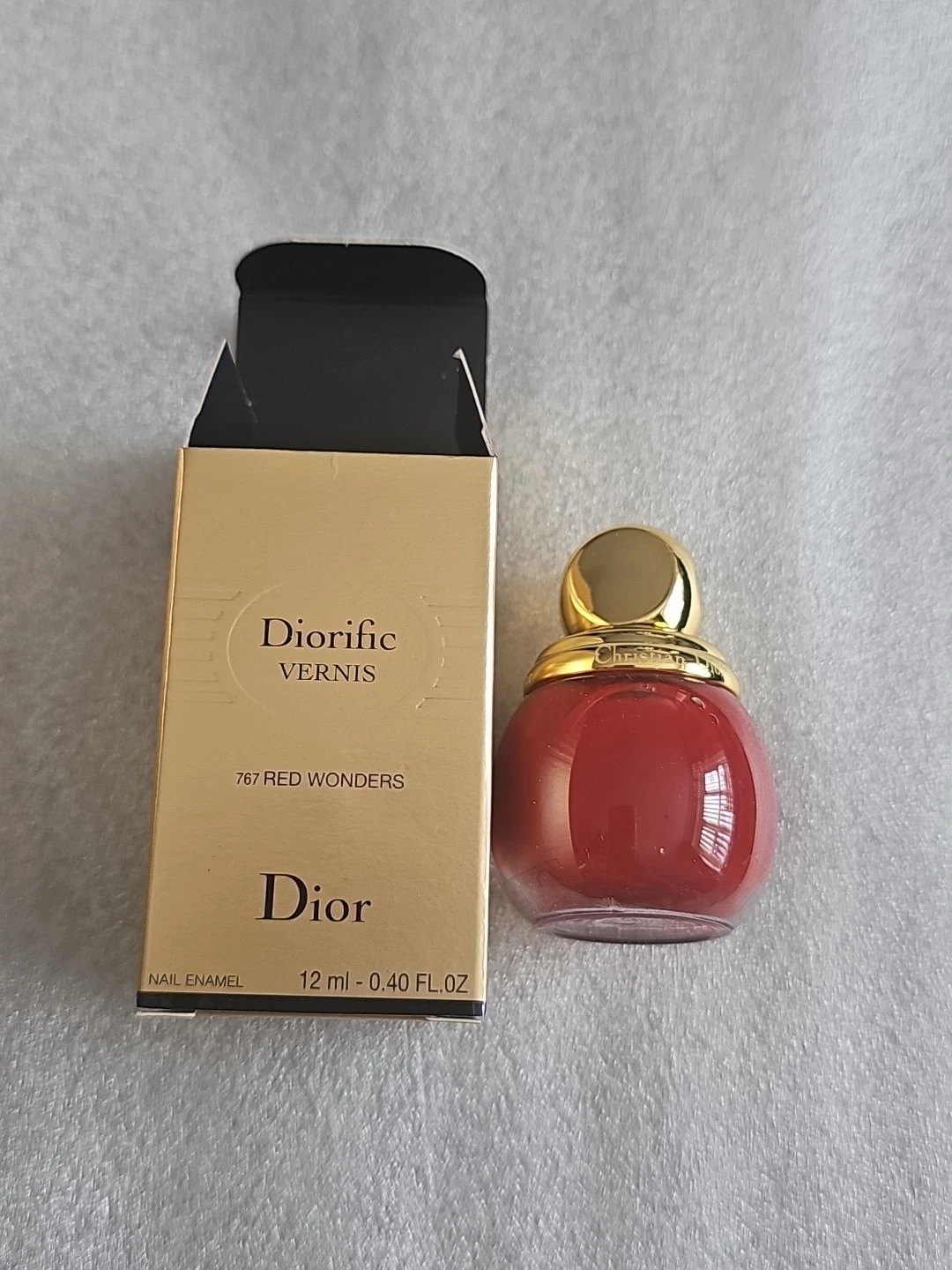Dior Diorific Vernis Red Wonders 767 Nail Polish, Box Can Be A Bit Creased