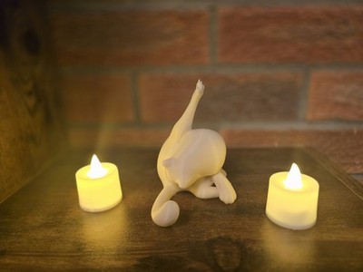 Lustige Katze Ornament Humor Haustier Kätzchen Figur