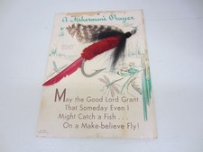 Fisherman's Prayer Giant Lure Limerick 9" x 12" Glen L. Evans, Inc. Idaho