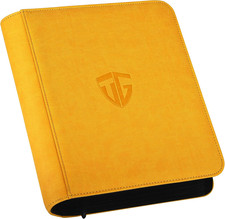 Toploader Binder,Holds 112 Toploaders, 4 Pocket Top Loader Binders for 3" X 4"