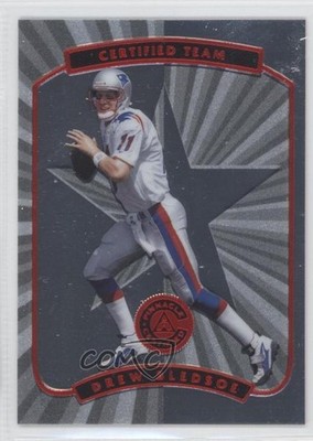 1997 Pinnacle Certified Team Drew Bledsoe #9 4p7
