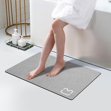 Diatomaceous Earth Bath Mat Rugs Super Absorbent Diatomite Stone Bath Mat Non Sl