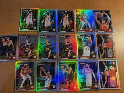 Topps NBA Hoops Atlanta Hawks 2025-26 16-Card Lot Inserts/Parallels Newell RC 