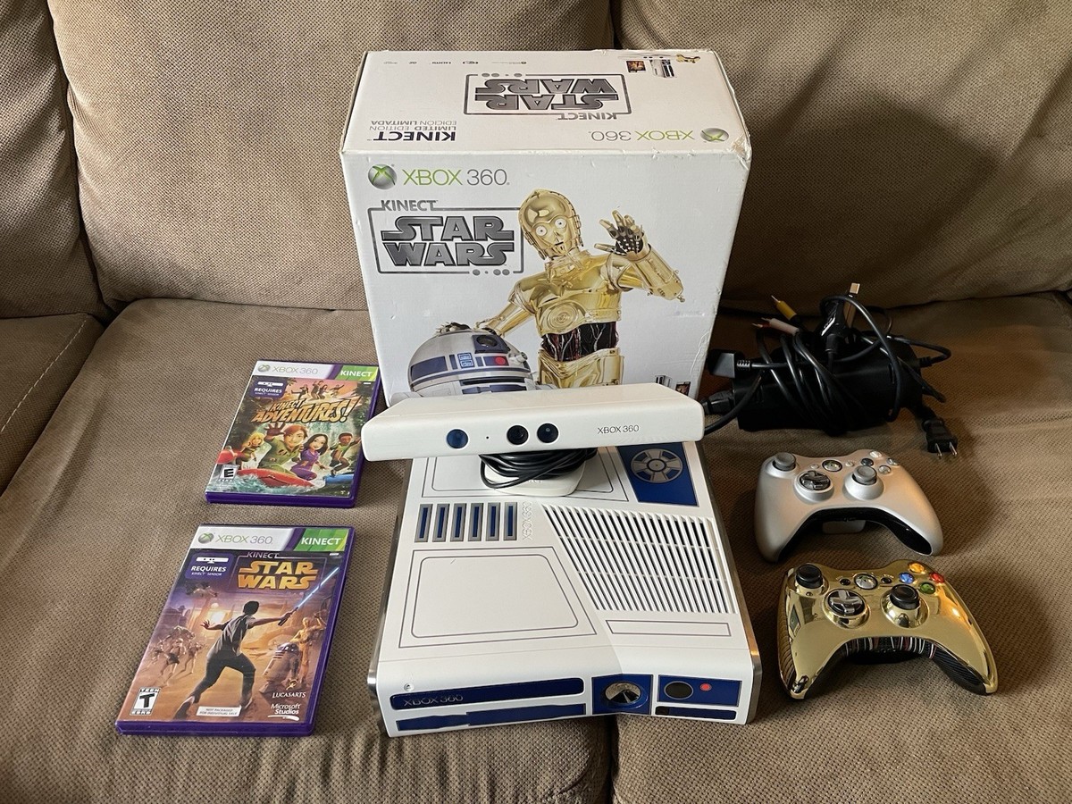 Xbox 360 Slim Console (320gb) Kinect Star Wars Limited Edition