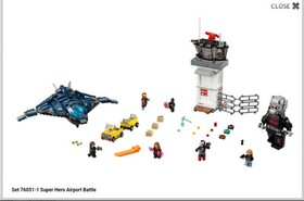 LEGO Marvel: Super Hero Airport Battle (76051)