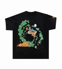 Travis Scott McDonald's Fly Thru T-Shirt Size LARGE Black Cactus Jack BRAND NEW