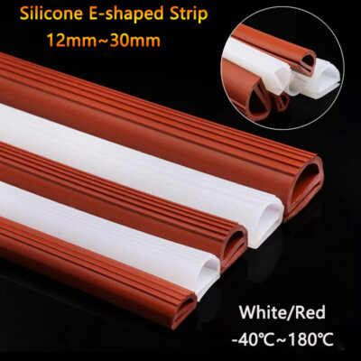 #ad High Temperature Resistant Silicone Oven Seal E Type Rubber Seal Strip $52.29