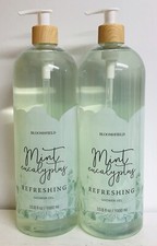 2-Pack Bloom & Field ~ Mint & Eucalyptus Refreshing Shower Gel 33.8 fl oz Each 1.09 per gallon