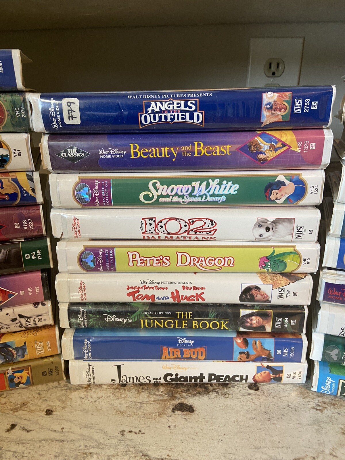 huge lot of 29 VHS Disney movies eBay
