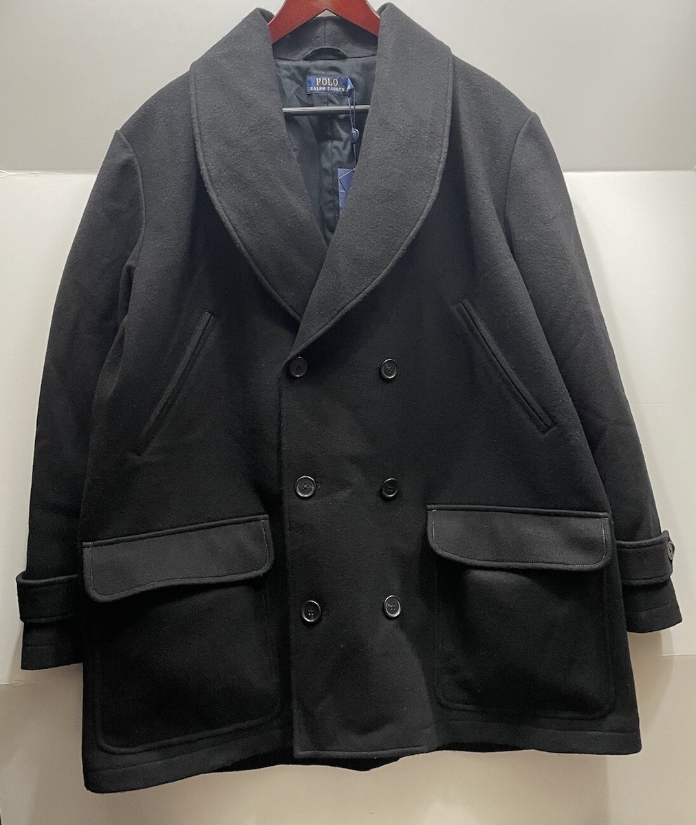 ジャケット・アウター LOUREN big shawl collar double coat louren big shawl collar double coat
