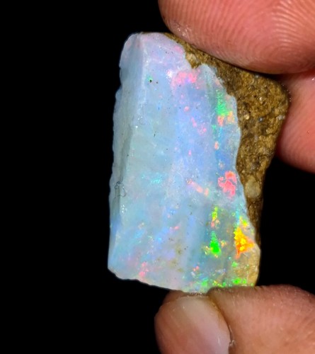 Natural Ethiopian Fire Opal Rough Top Grade Fire Opal Rough Rainbow Fire Opal