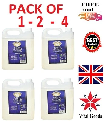 Golden Swan white vinegar 1 x 5 litre & pack of 4 x 5L Cleaning Stain Weedkiller