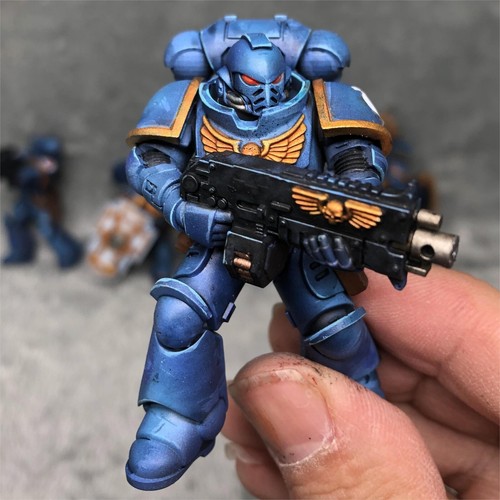 Space Marines resin Miniatures Warhammer Games Workshop presale painted Scale - Picture 2 of 10
