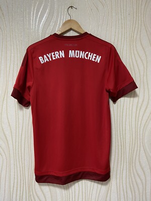 BAYERN MUNICH 2015 2016 HOME FOOTBALL SHIRT SOCCER JERSEY ADIDAS