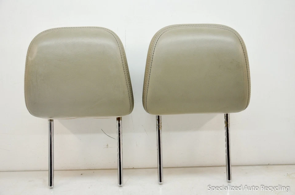 2010 ACURA TL FRONT LEFT AND RIGHT HEADREST GRAY LEATHER OEM - Изображение 2 из 4