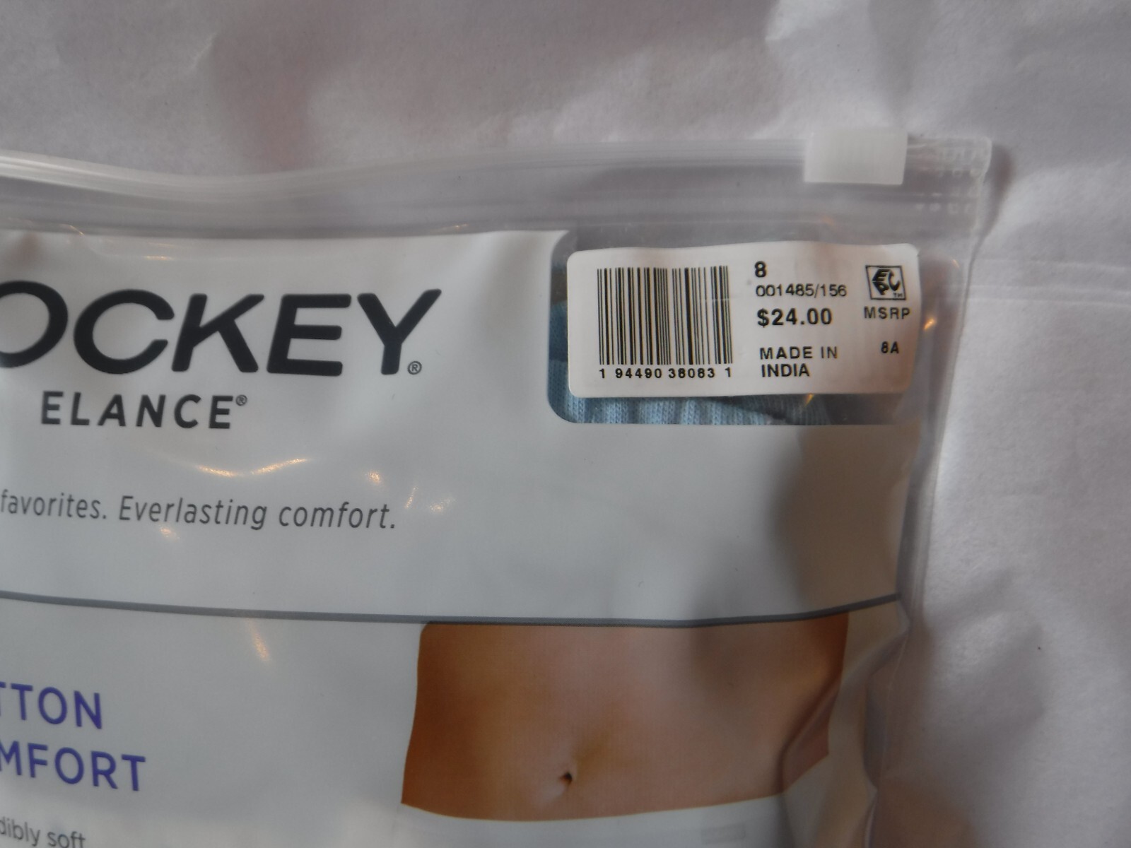 Jockey 3 French Cut Panties Cotton waistband 1485 Dream dot blue mix sz