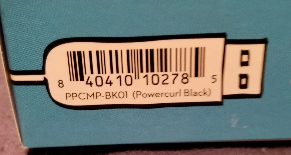 BNIB ~ Quirky POWERCURL for Apple USB Cable & Power Adaptor ~ BLACK - Image 3 of 3