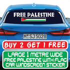 Free Palestine Flag Car Sticker Decal Large Car Windscreen Window Glass Bonnet 2