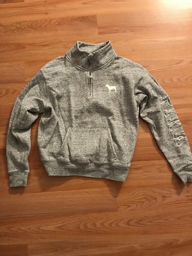 Pink 1/4 Zip Sweatshirt