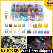 220X Car Blade Fuse Assortment Kit Auto Truck Medium Small Fuse Mixed With Box