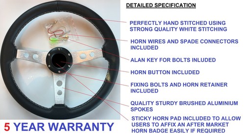 KIT VOLANT ET BOSS AFTERMARKET HUB POUR VW T4 TRANSPORTEUR 96-03 3 RAYONS - Photo 3 sur 5