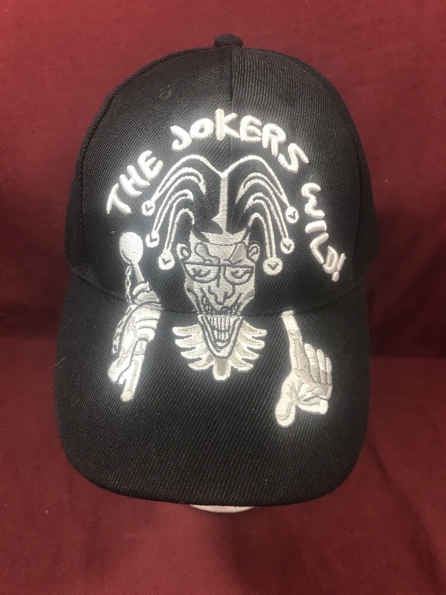 The Jokers Wild Adjustable Baseball Cap Hat 3D Embroidery Black | eBay