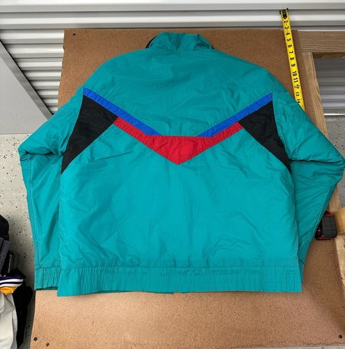 Vintage PROFILE Color Block Windbreaker Retro Skiing Hong Kong Made Men's Large - Picture 10 of 10
